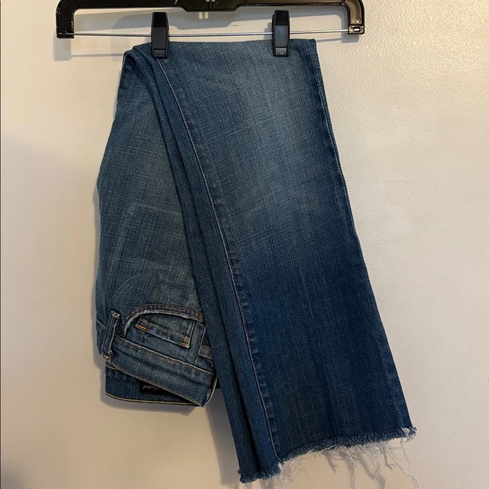 Citizens of Humanity Kelly 001 Low Waist Raw Hem Bootcut Jeans 25